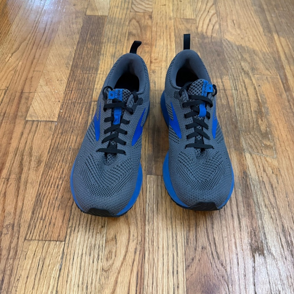 Brooks Revel 5 Mens 9.5 D Grey Blue Running Shoes Athletic Sneakers 1103741D053 - Picture 6 of 16